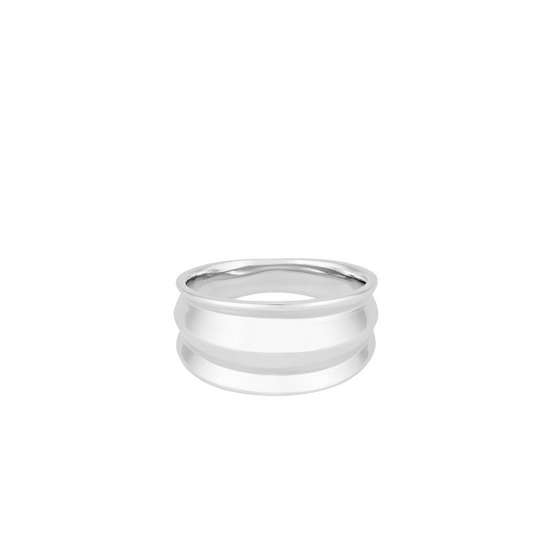 Ocean Shine ring i blankt sølv fra Pernille Corydon Spring Breeze-kollektionen.